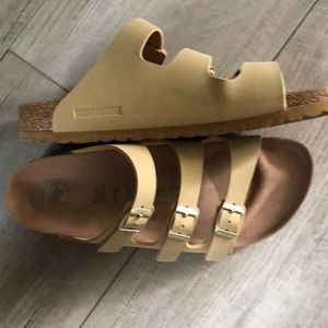 Organic Birkenstock sandals. Only worn 1 time.